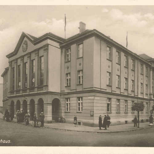 Pocztówki Rybnik - Rathaus (Rybnik do 1945 r)