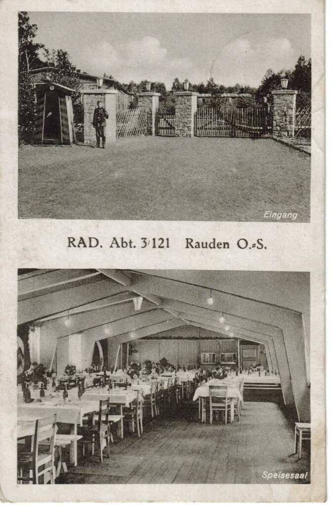 RAD 3/121 Gross Rauden - Zdjęcie obozu